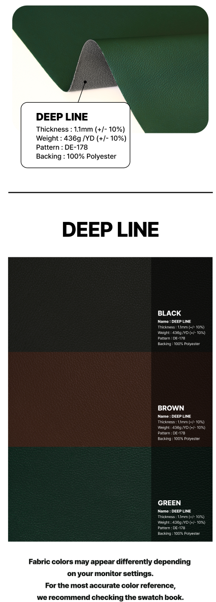 CACTUS LEATHER DEEP LINE(1YD)